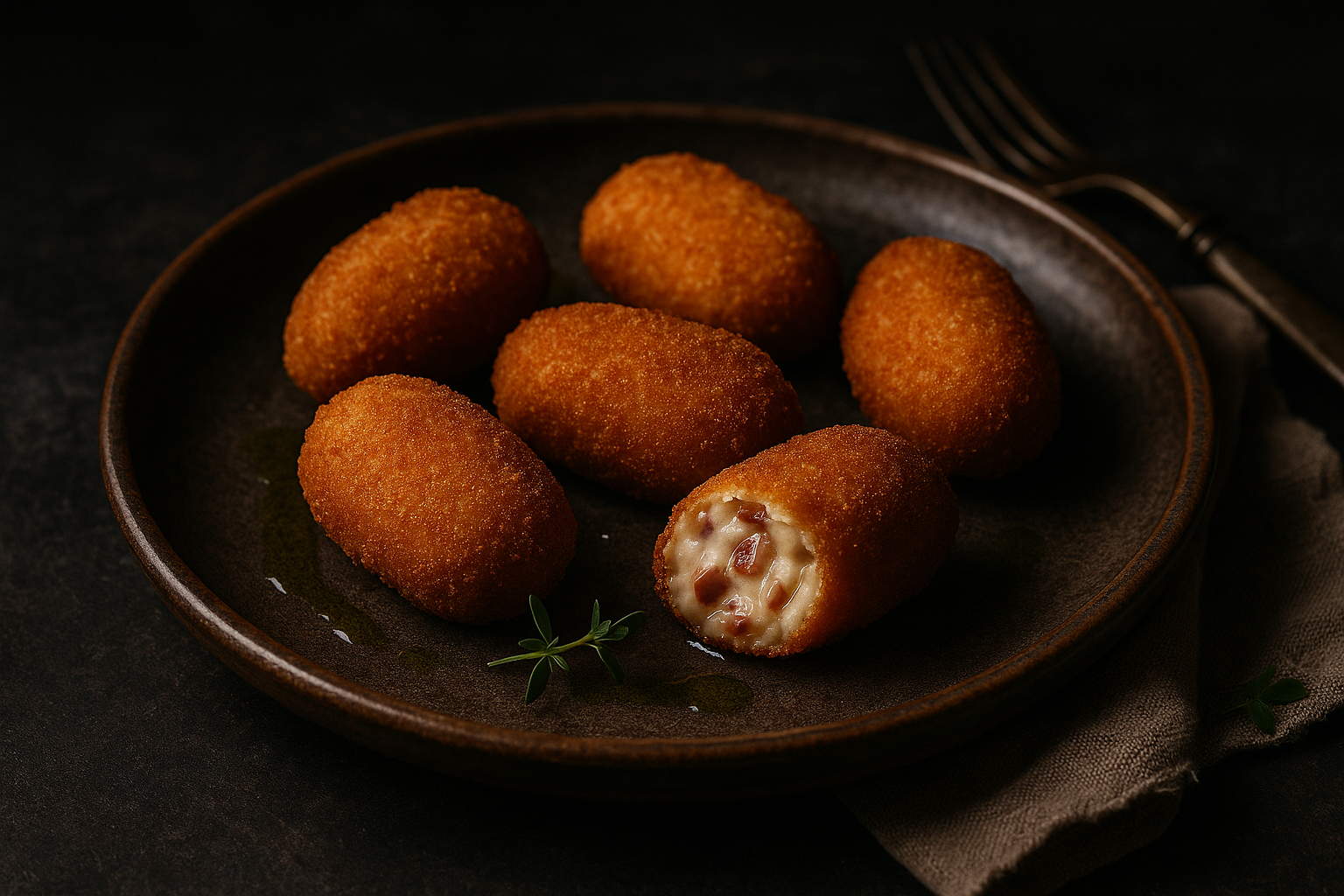 Croquetas de jamón ibérico