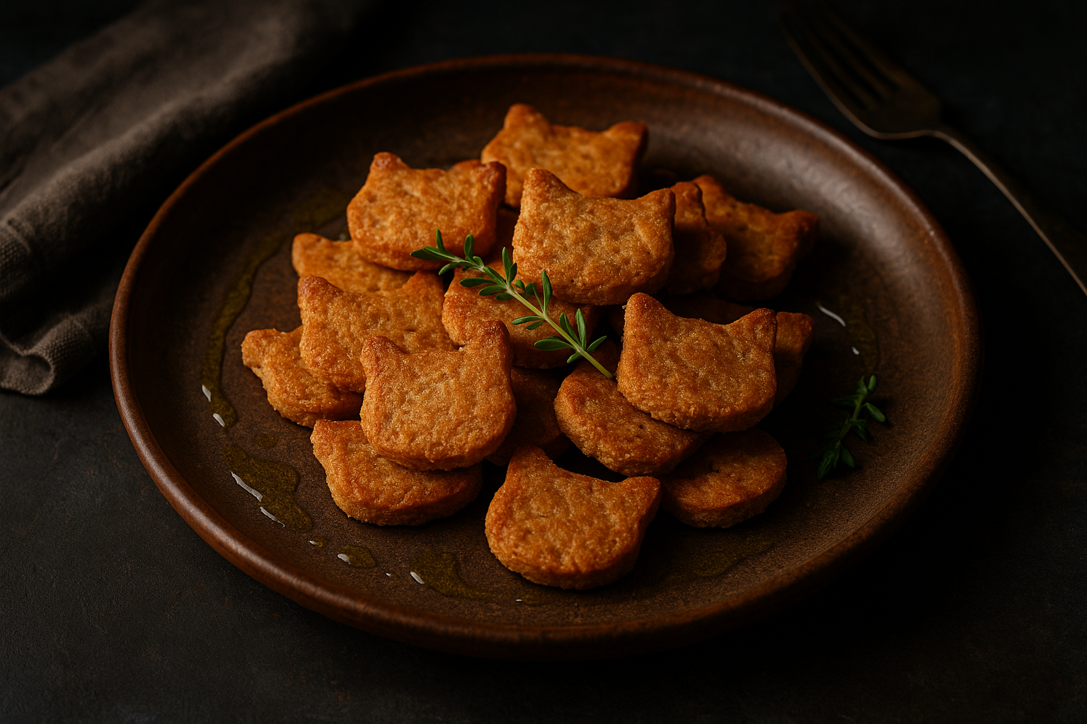 Galletas de atún para gatos