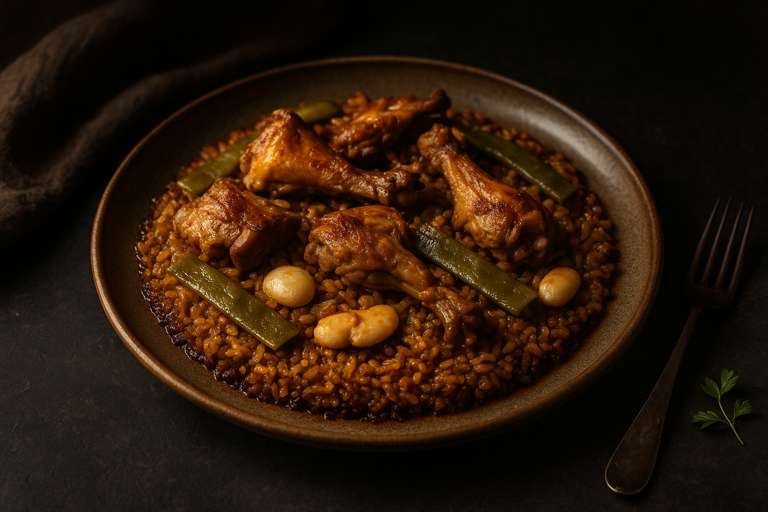 Paella valenciana auténtica