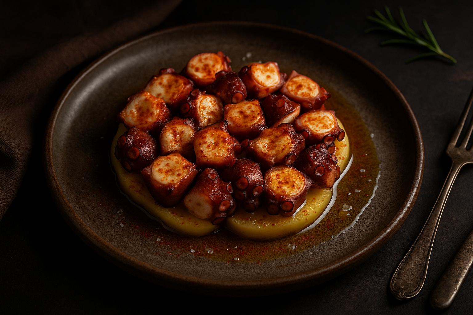 Pulpo a la gallega (á feira)