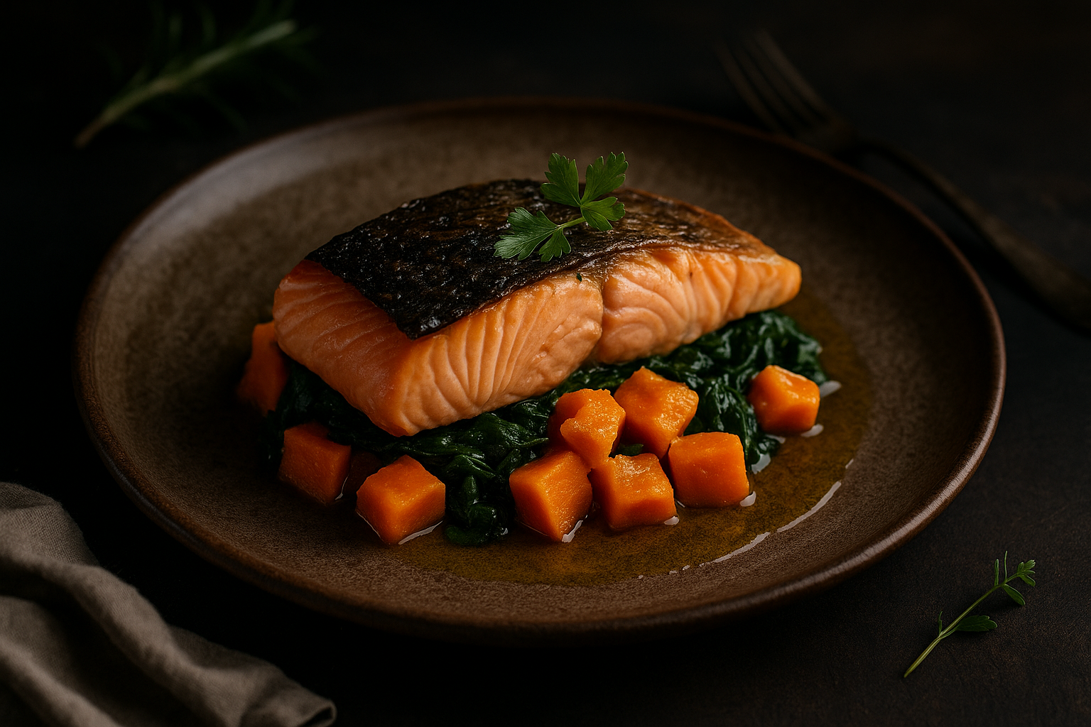 Salmón al vapor con boniato para perros