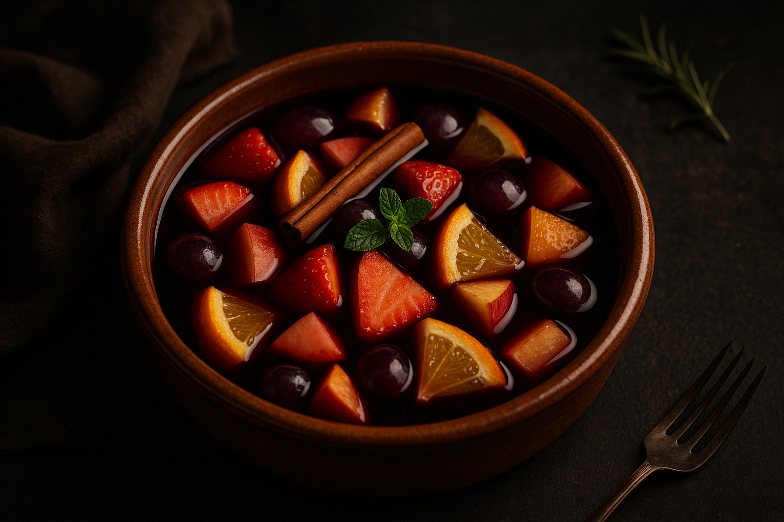 Sangría tradicional española