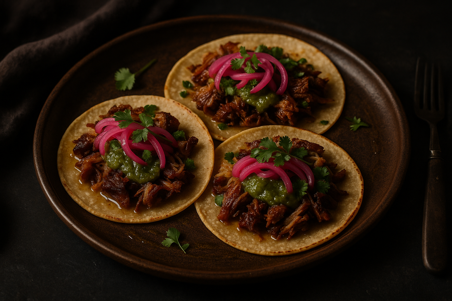 Tacos de carnitas mexicanas