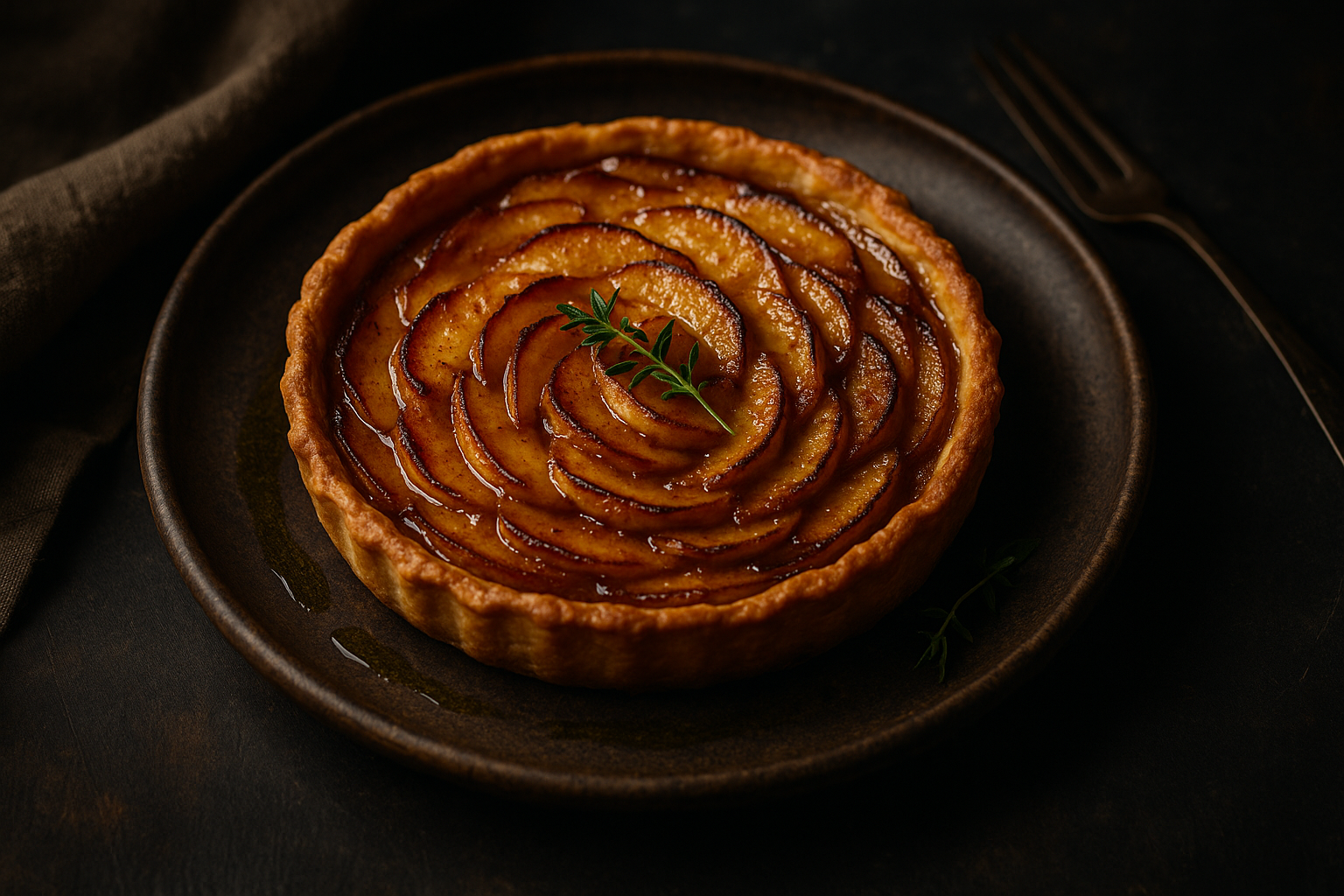 Tarta de manzana casera