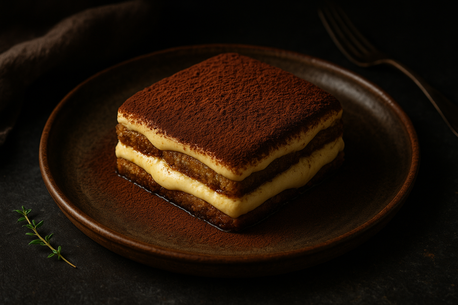 Tiramisú italiano clásico